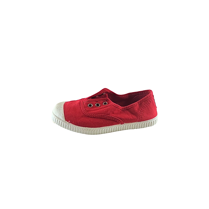 Pikkaboo Ceinta Rojo Eyelet Slip-on Kids Shoes