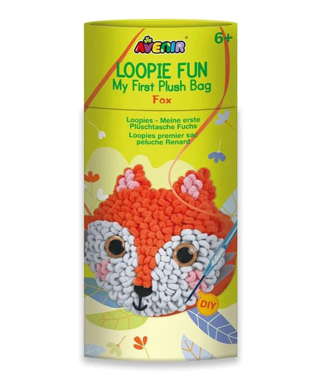 Avenir Loopie Fun My First Plush Bag Kit - Fox - Laadlee