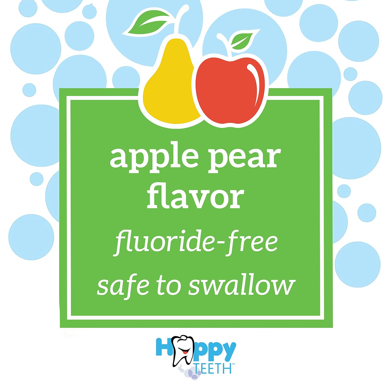 Dr. Brown's Happy Teeth Fluoride Free Toothpaste - Apple / Pear - Laadlee