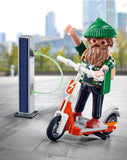 Playmobil Man With E-Scooter