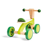 Hape Scoot Around Ride On Wood Bike - Bright Green