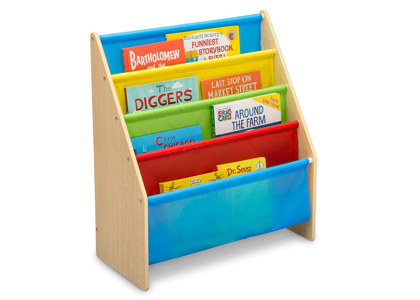 Delta Children Book Rack Natural/Primary