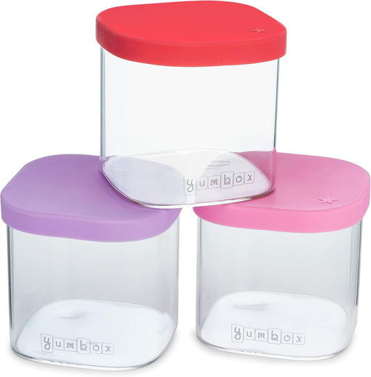 Yumbox Chop Chop Glass Cubes Juicy Set Of 3