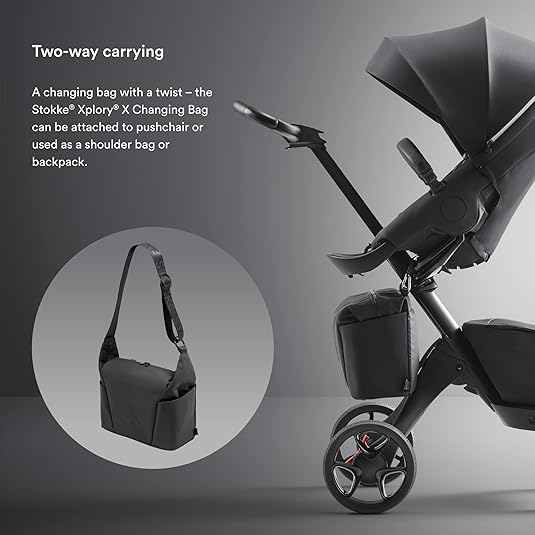 stokke changing bag black Stokke Xplory X Changing Bag - Rick Black Online in UAE