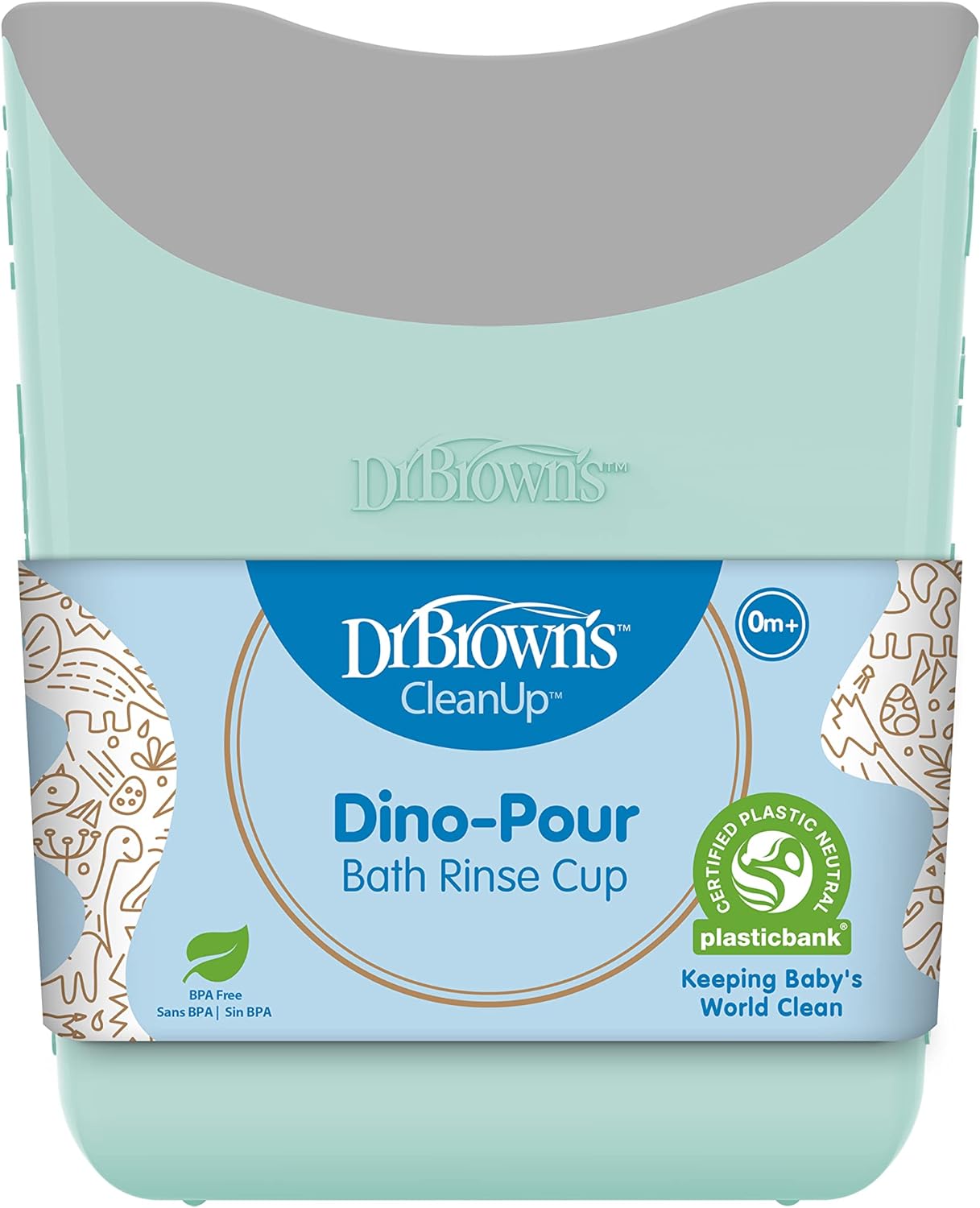 Dr. Brown's Dino Pour Bath Shampoo Rinse Cup - Laadlee