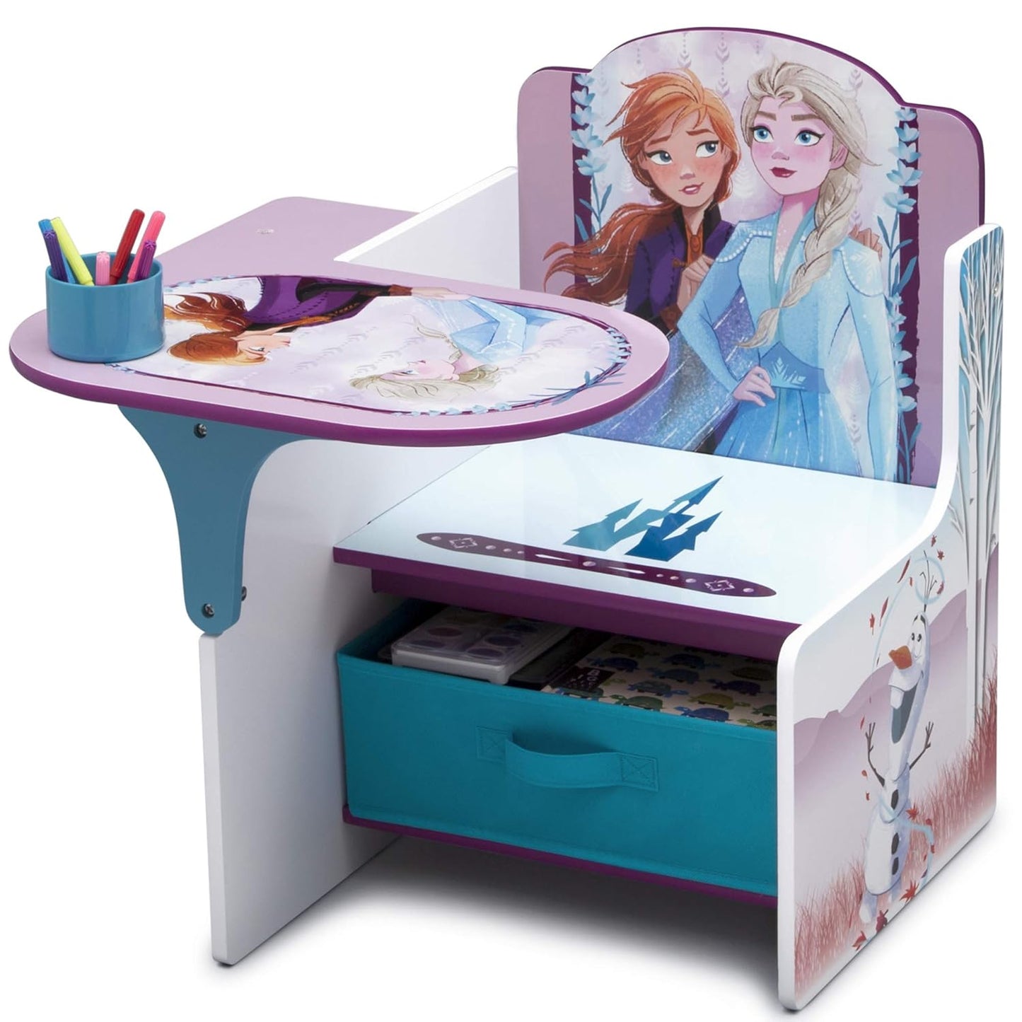 Delta Children Frozen Ii Chair Desk With Storage Bin