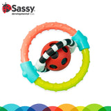 Sassy Spin & Chew Flexible Ring Rattle