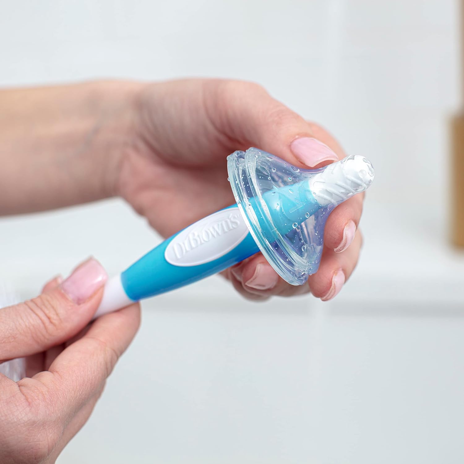 Dr. Brown's Standard Bottle Brush - Blue - Laadlee