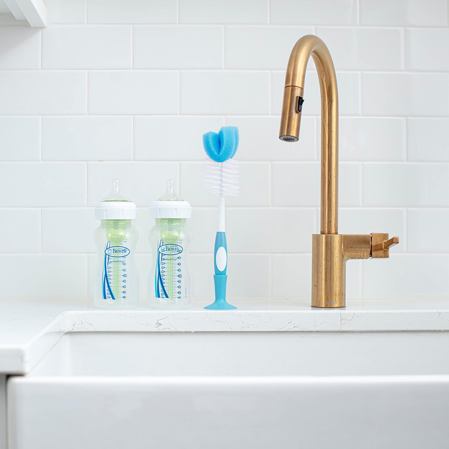 Dr. Brown's Standard Bottle Brush - Blue - Laadlee