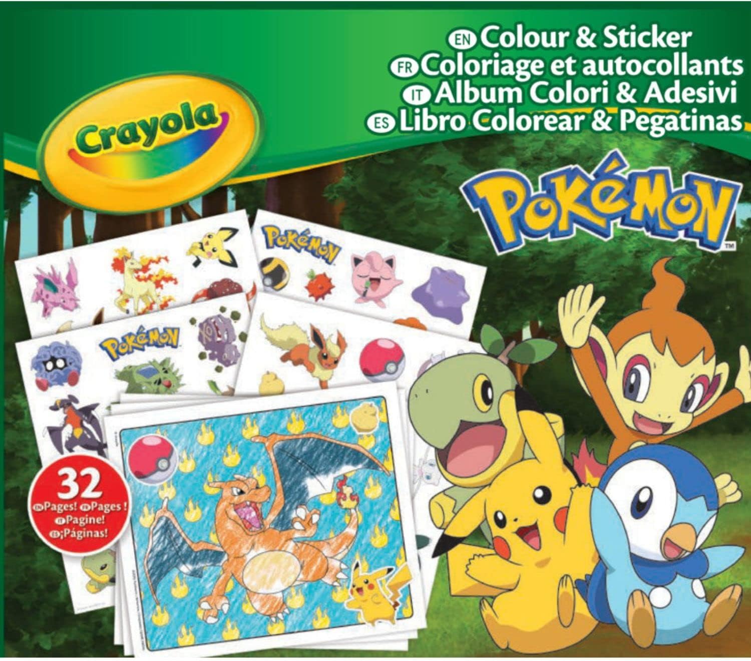 Crayola Pokemon Coloring and Activity Album - Laadlee