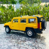 MSZ Hummer H3 Car 1:32 Die-Cast Replica - Yellow - Laadlee