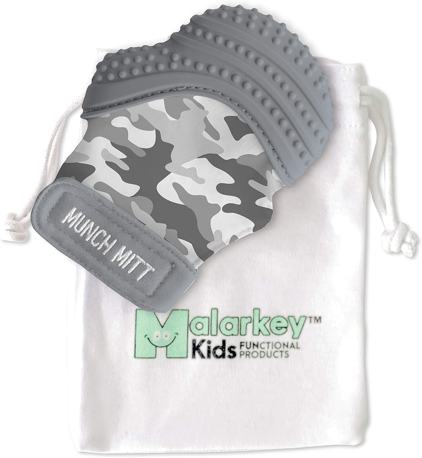 Malarkey Kids Munch Mitt Teething Mitten - Camo - Laadlee