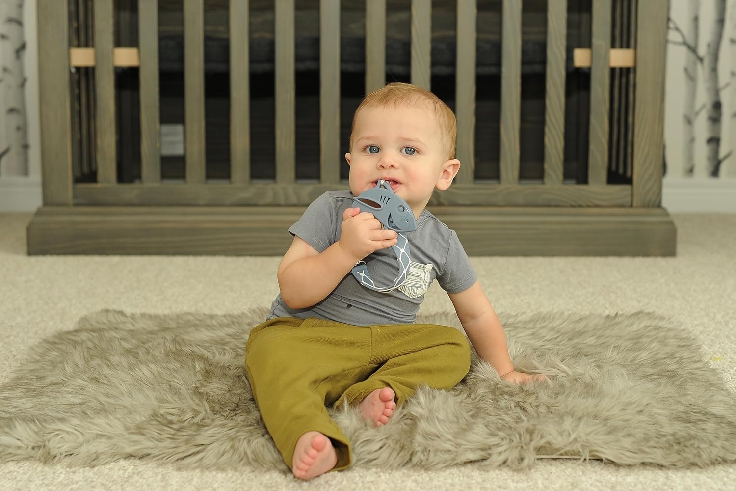 Malarkey Kids Teether Tether And Teether- Nautical And Baby Shark - Laadlee
