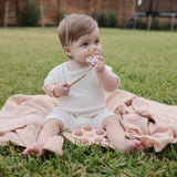 Frigg Moon Phase Latex Baby Pacifier 0-6M, 2Pack, Croissant/Portobello - Size 1 - Laadlee