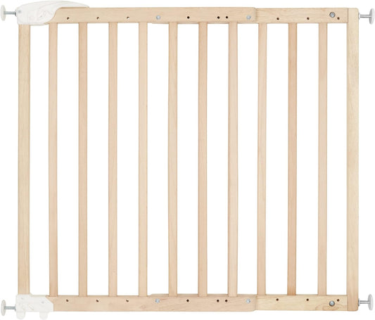 Badabulle Deco Pop Wooden Extending Safety Gate - Natural - Laadlee