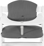 Hauck Highchair Pad Select Muslin - Dark Grey