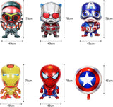 Brain Giggles AVENGERS Birthday Party Decoration Set - 126 Pcs