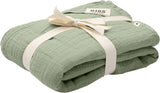 BIBS Muslin Swaddle 120x120cm Sage