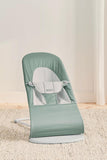 BabyBjorn Fabric Seat Bouncer Balance Soft, Woven/Jersey - Light Sage/Grey