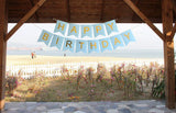 Brain Giggles Blue Happy Birthday Cardstock Banner