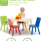 Delta Children Table And 4 Chair Set - Grey/Blue