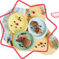 Badabulle Non-slip And Unbreakable Plates - Set of 3 - Laadlee