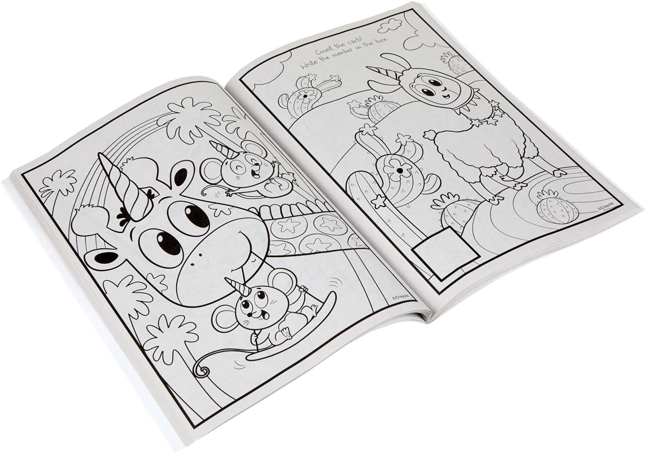 Crayola Uni-Creatures Coloring Book - Unicorn (96 Pages) - Laadlee