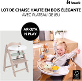 Hauck Arketa Beech High Chair - Whitewashed Mint