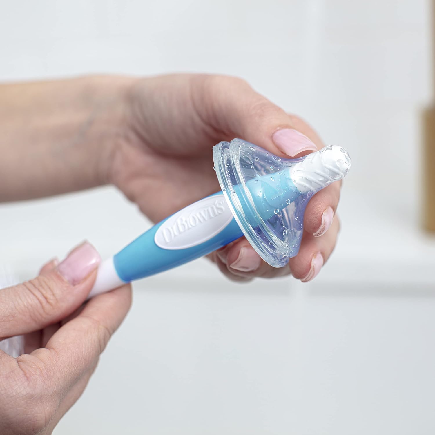 Dr. Brown's Standard Bottle Brush - Blue - Laadlee