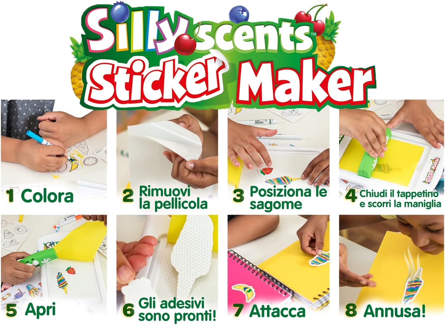 Crayola Silly Scents Sticker Maker Art Kit - Pack of 40 - Laadlee