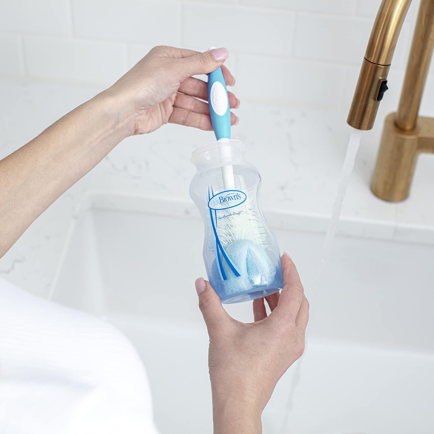 Dr. Brown's Standard Bottle Brush - Blue - Laadlee