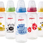 Pigeon Decorated Animals Plastic Bottle 240ml - Assorted