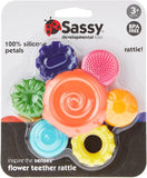 Sassy Silicone Flower Teether Rattle