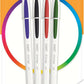 BIC Cristal Up Ballpoint Pens Assorted -  Pack of 4