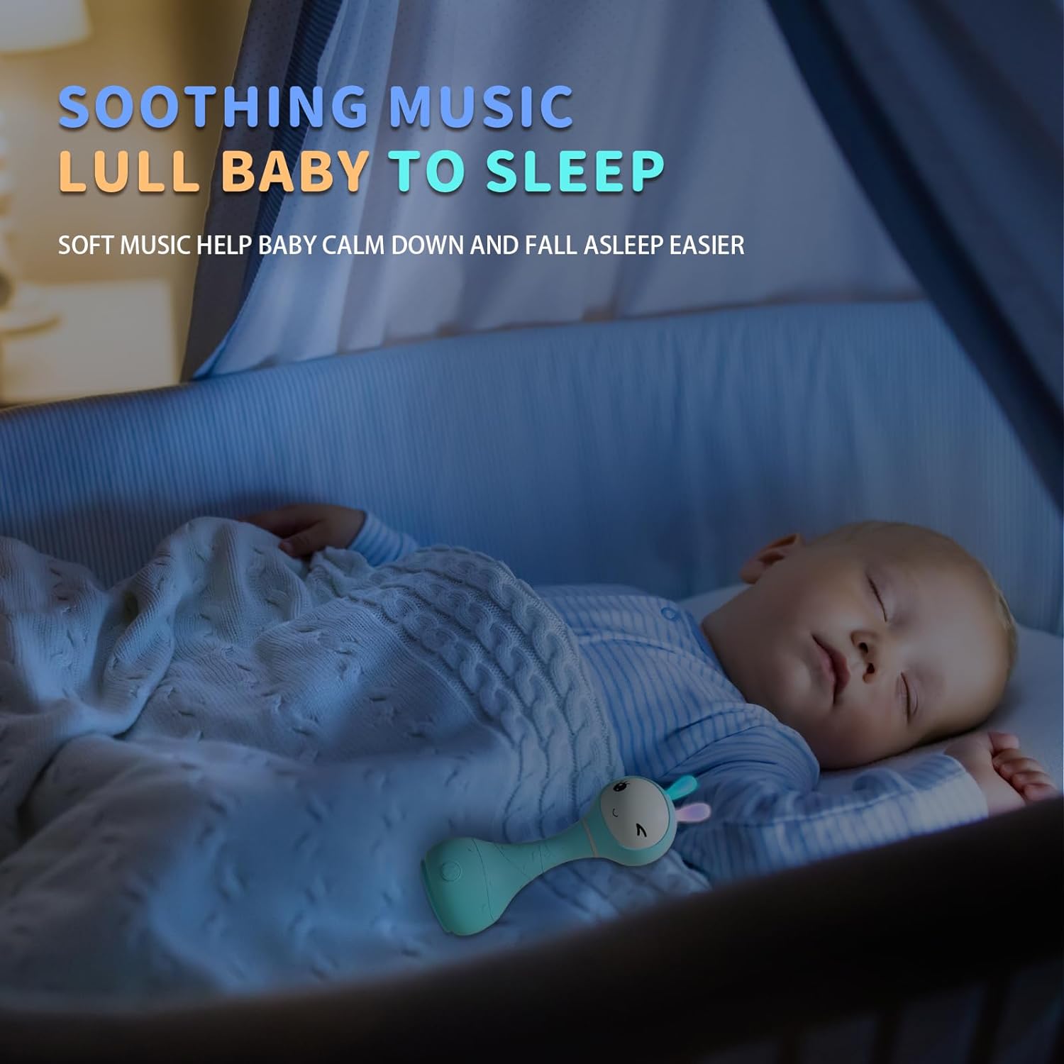 Alilo Smarty Shake and Tell Rattle - Blue - Laadlee