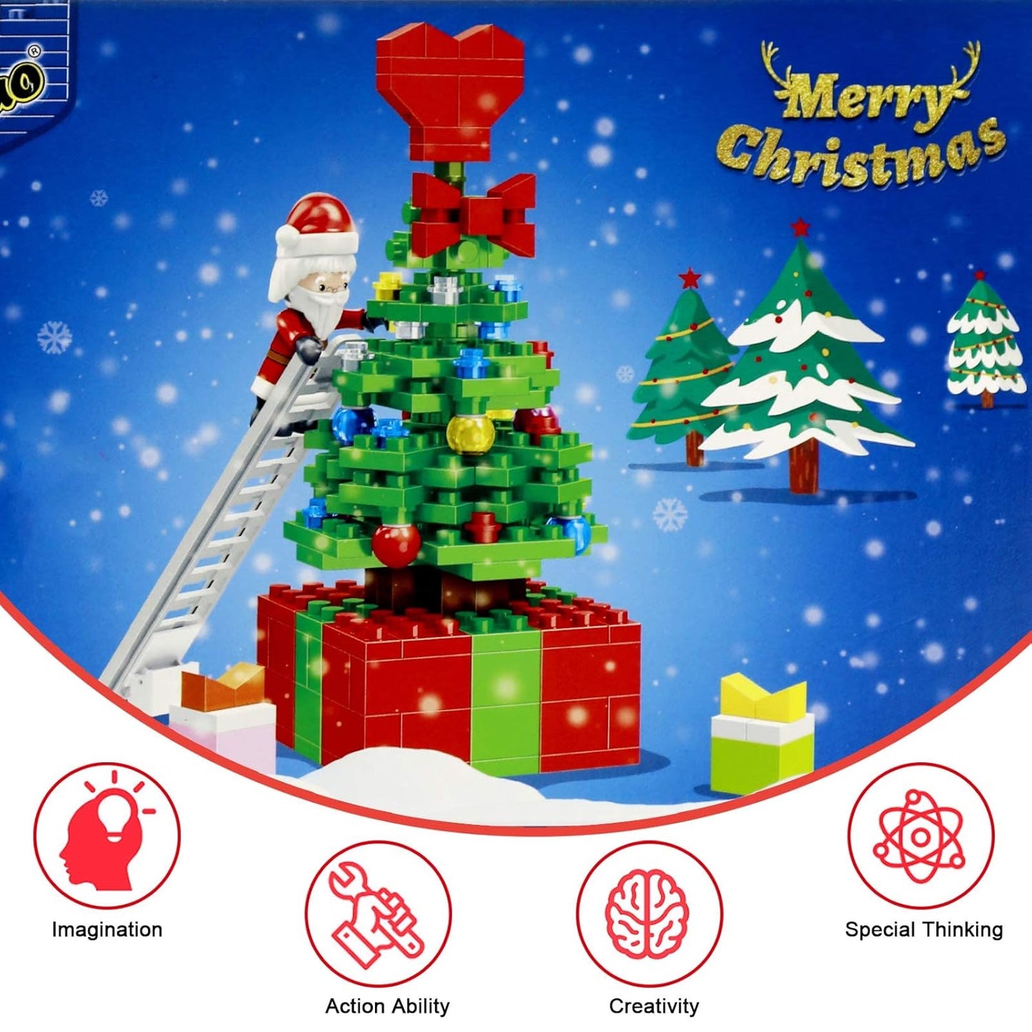 Banbao Christmas Set - 187Pcs