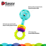 Sassy Peek-a-Boo Beads Rattle