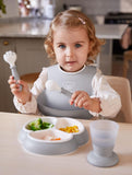 Babybjorn Baby Spoon and Fork 4pcs - Grey