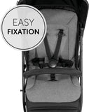 Hauck Pushchair Padded Seat Liner - Charcoal