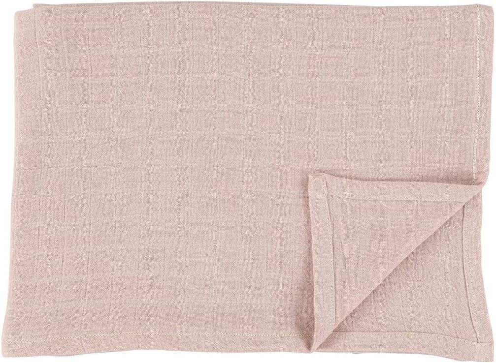 Trixie Muslin Cloths (110 X 110Cm) (2-Pack) - Bliss Rose - Laadlee