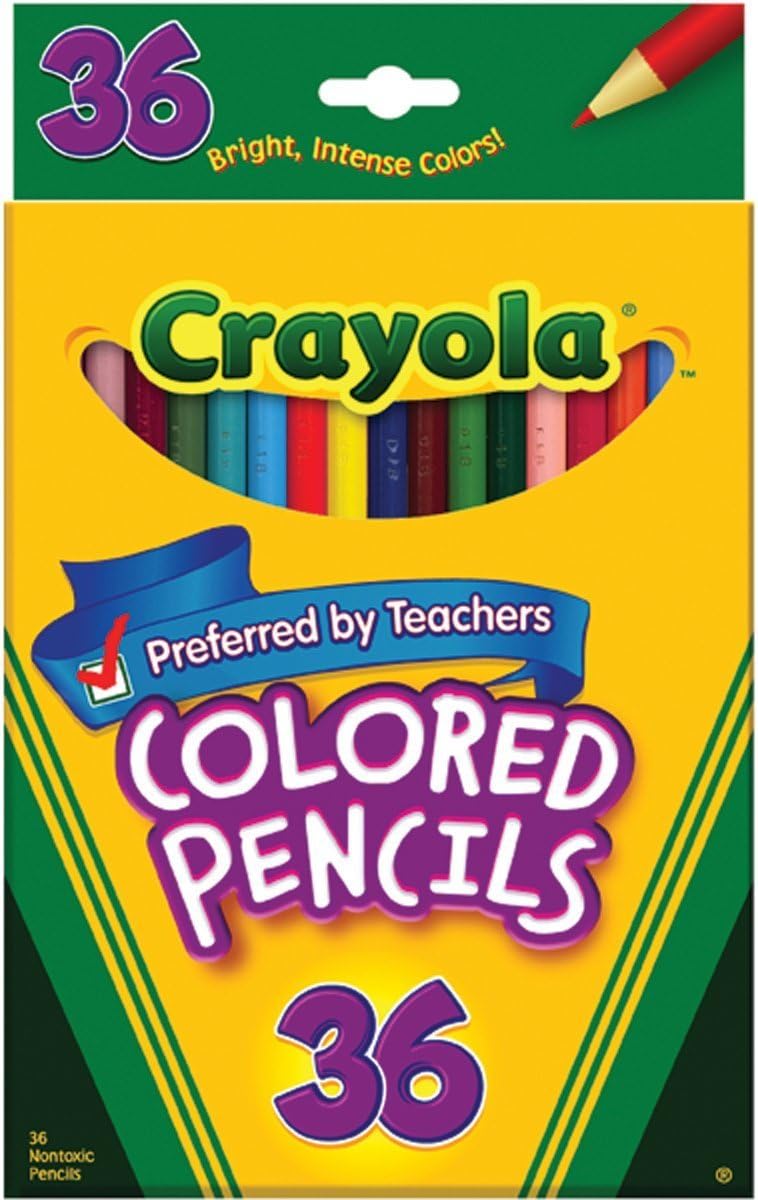 Crayola Colored Long Pencils - Pack of 36 - Laadlee