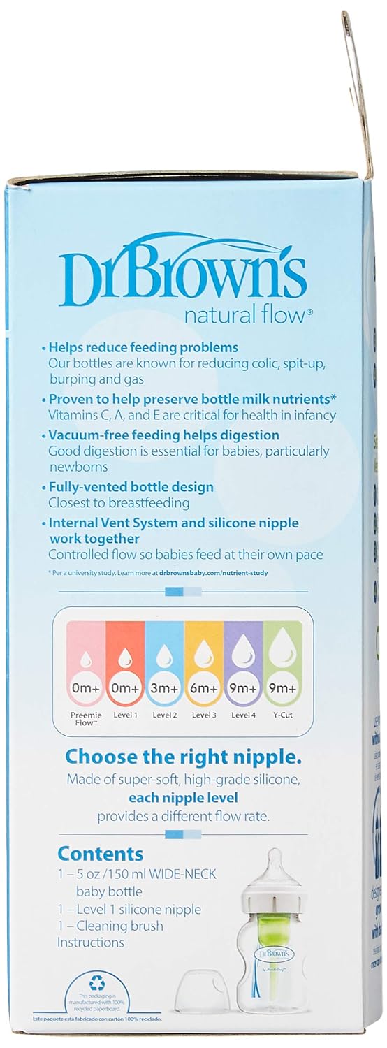 Dr. Brown's PP Wide Neck Options+ Bottle 150ml - Laadlee