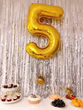 Brain Giggles 5 Number Foil Balloon 40inch - Gold