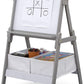 Delta Children Classic Kids Whiteboard  / Dry Erase Easel - Grey