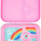 Yumbox Panino  4 Compartment Rainbow Lunch Box - Power Pink