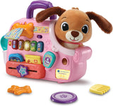 VTech Baby Cutie Puppy Carrier Interactive Role-Play Toy With 6 Accessories
