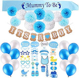 Brain Giggles It’s a Boy Baby Shower Party Decoration Set  - 56 Pcs