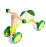 Hape Scoot Around Ride On Wood Bike - Bright Green