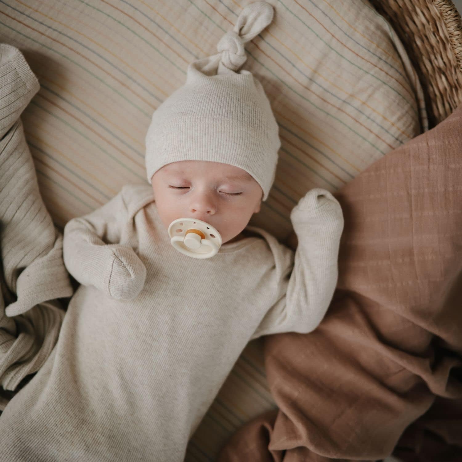 Mushie Crib Sheet Small White - Laadlee