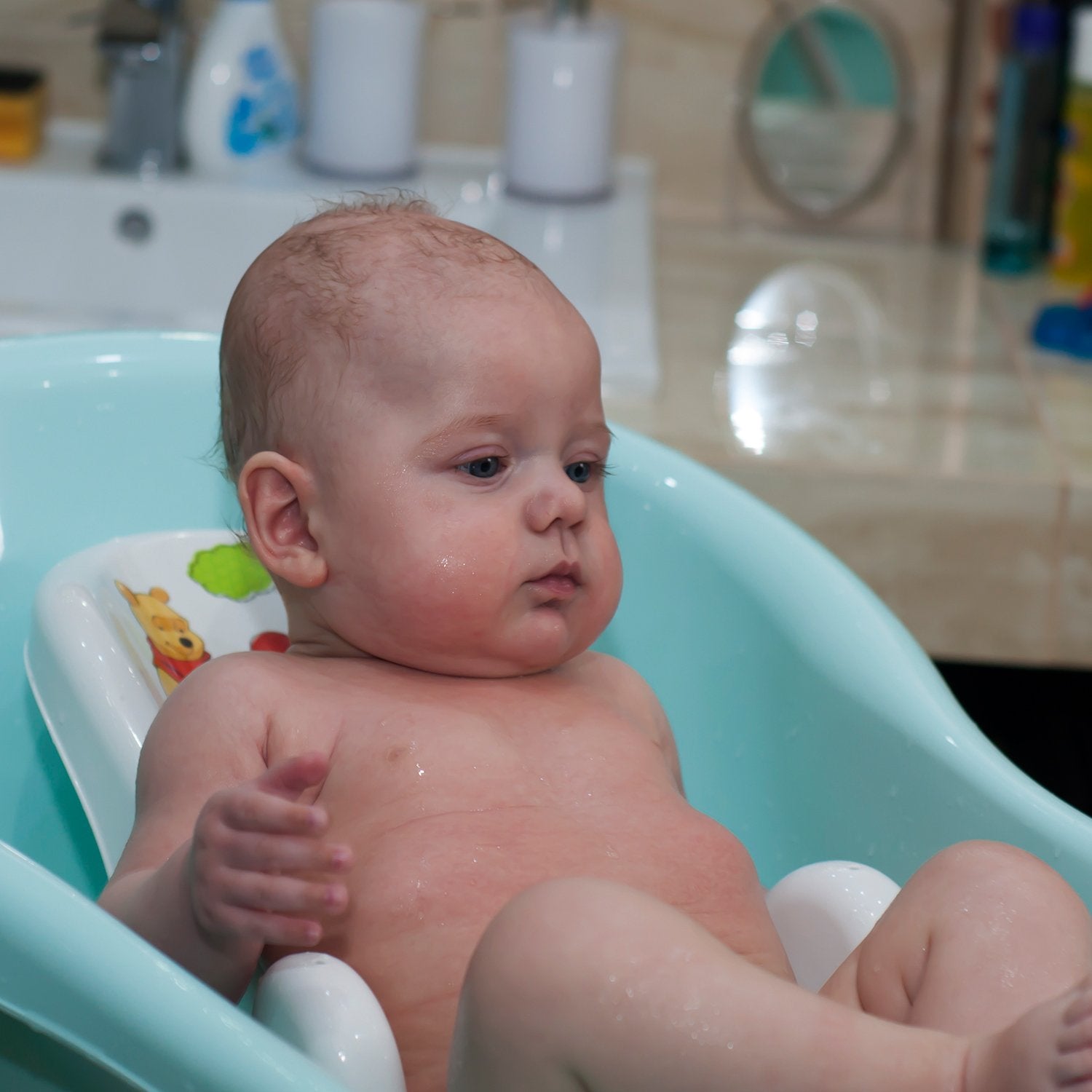 keeeper-funny-farm-meadow-anatomic-baby-bath-chair-green-4